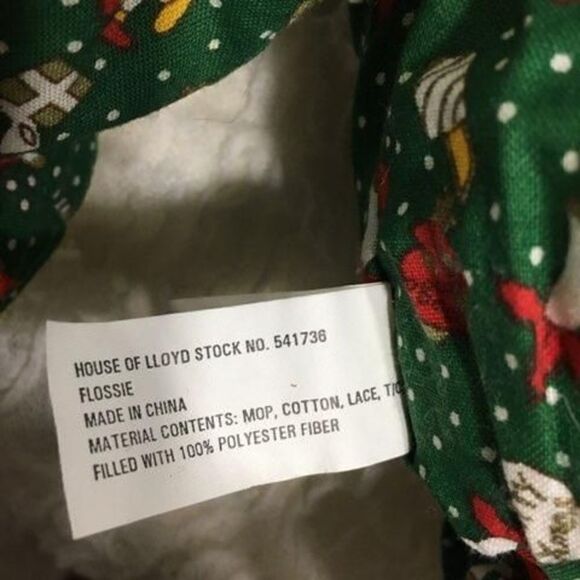 House Of Lloyd Vtg "Flossie" Christmas Bunny - Picture 7 of 7